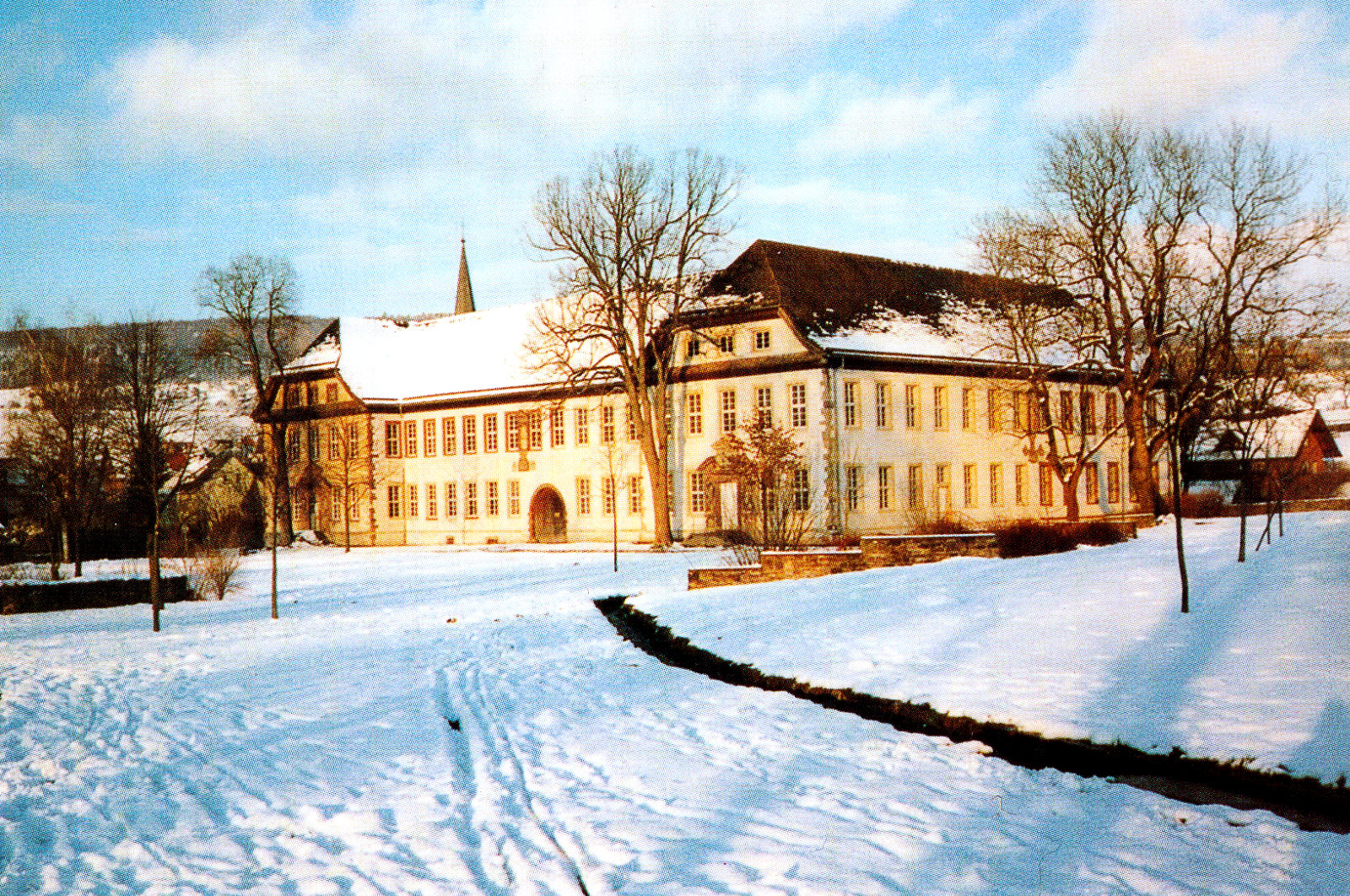 Koptisch-Orthodoxes Kloster in Höxter - Brenkhausen im Winter
